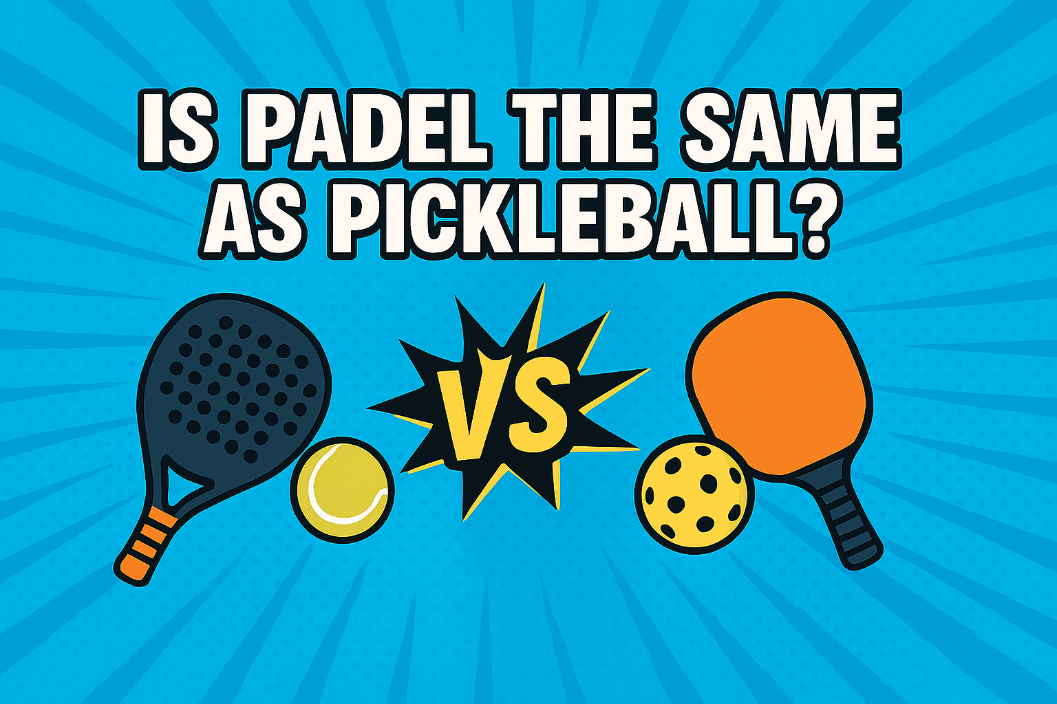 Is Padel the Same as Pickleball? Not Even Close (But We Get Why You're Confused)
